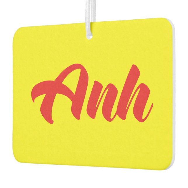 Vietnamese Brother - Anh ~ Tiếng Việt Language Car Air Freshener (Left)