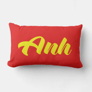 Vietnamese Brother - Anh ~ Tiếng Việt Language Lumbar Cushion