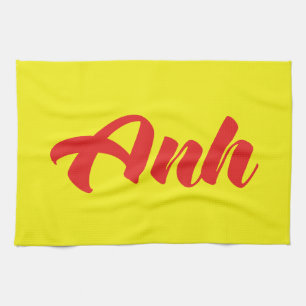 Vietnamese Brother - Anh ~ Tiếng Việt Language Tea Towel