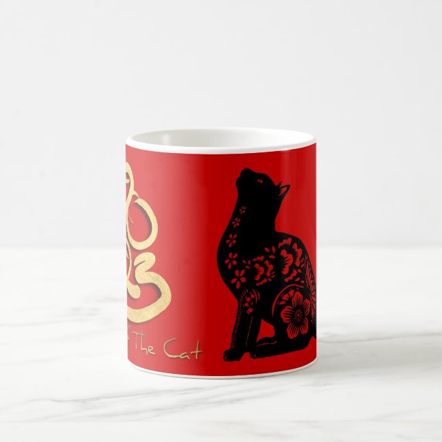 Vietnamese Cat paper-cut style 2023 Mug (Center)