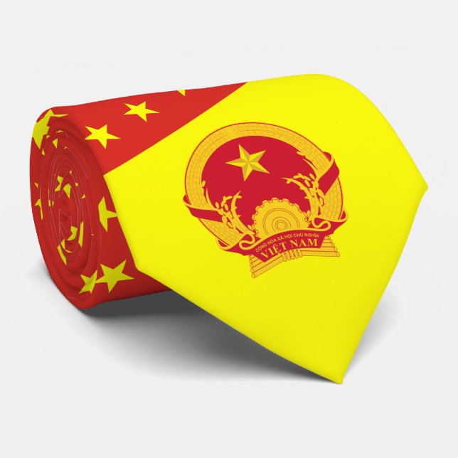 Vietnamese Flag & Emblem, Flag of Vietnam Tie (Rolled)