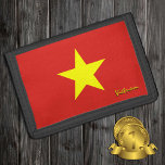 Vietnamese flag fashion, Vietnam patriots / sports Trifold Wallet<br><div class="desc">WALLETS: Vietnam & Vietnamese Flag fashion - love my country,  travel gifts,  grandpa birthday,  national patriots / sports fans</div>