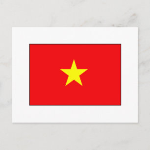 Vietnamese Flag T-shirts and Gifts Postcard
