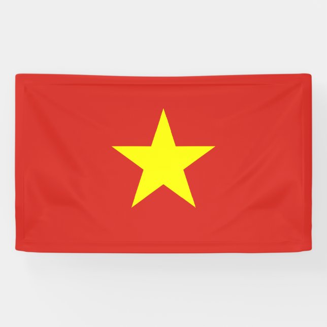 Vietnamese Flag (Vietnam) Banner (Horizontal)