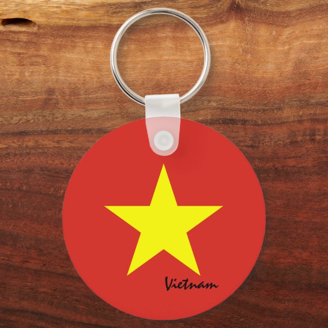 Vietnamese Flag & Vietnam holiday, patriots /sport Key Ring (Front)