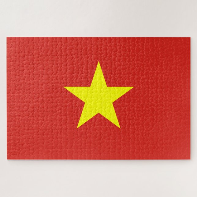Vietnamese Flag (Vietnam) Jigsaw Puzzle (Horizontal)
