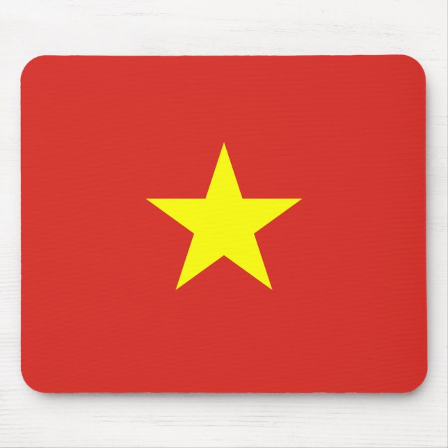 Vietnamese Flag (Vietnam) Mouse Mat (Front)