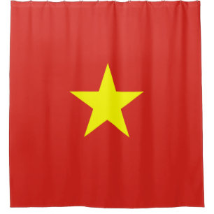 Vietnamese Flag (Vietnam) Shower Curtain