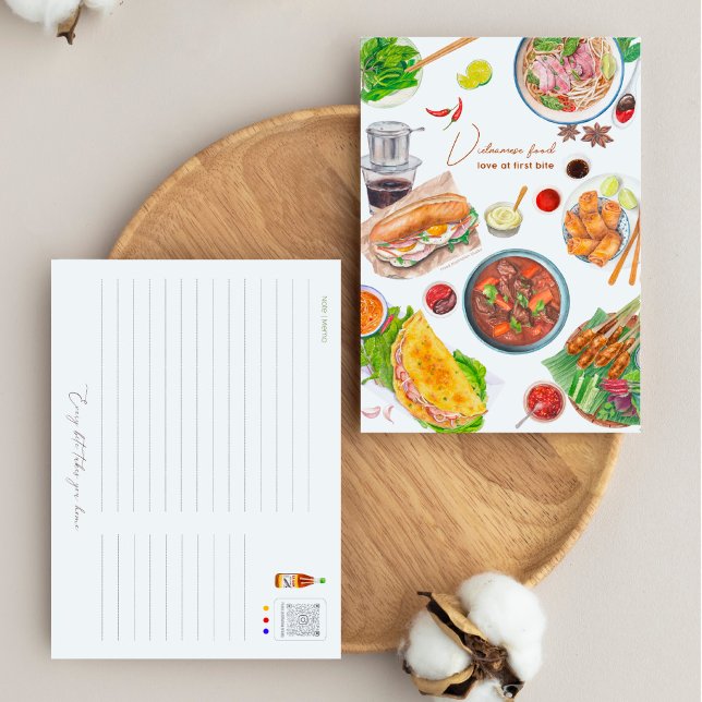 Vietnamese Food Postcard (Creator Uploaded)