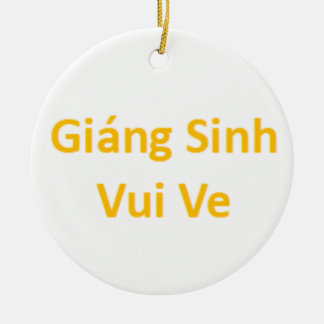 vietnamese giáng sinh vui ve ceramic tree decoration