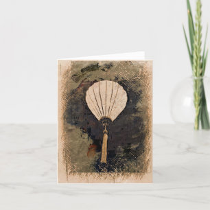 Vietnamese Lantern Folded Thank You Card