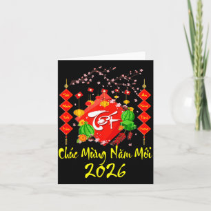 Vietnamese Lunar New Year 2026 Tet Viet Chuc Mung Card