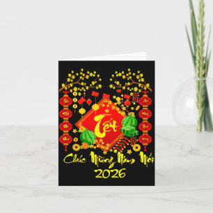 Vietnamese Lunar New Year 2026 Tet Viet Chuc Mung  Card