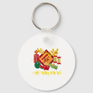 Vietnamese Lunar New Year 2026 Tet Viet Chuc Mung  Key Ring