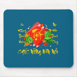 Vietnamese Lunar New Year 2026 Tet Viet Chuc Mung Mouse Mat