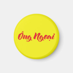 Vietnamese (Maternal) Grandfather - Ông Ngoại Magnet