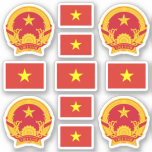 Vietnamese national symbols /coat of arms and flag