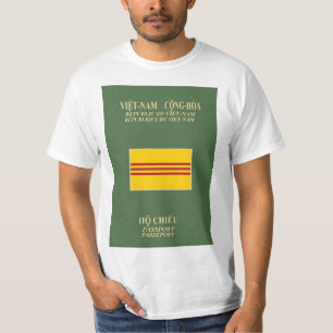 Vietnamese Passport - Flag of South Vietnam T-Shirt