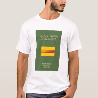 Vietnamese Passport - Flag of South Vietnam T-Shirt
