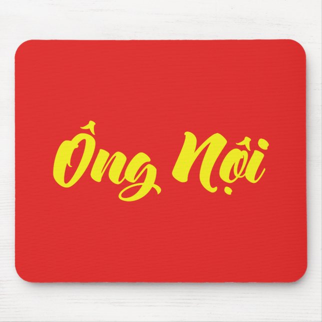 Vietnamese (Paternal) Grandfather - Ông Nội Mouse Mat (Front)