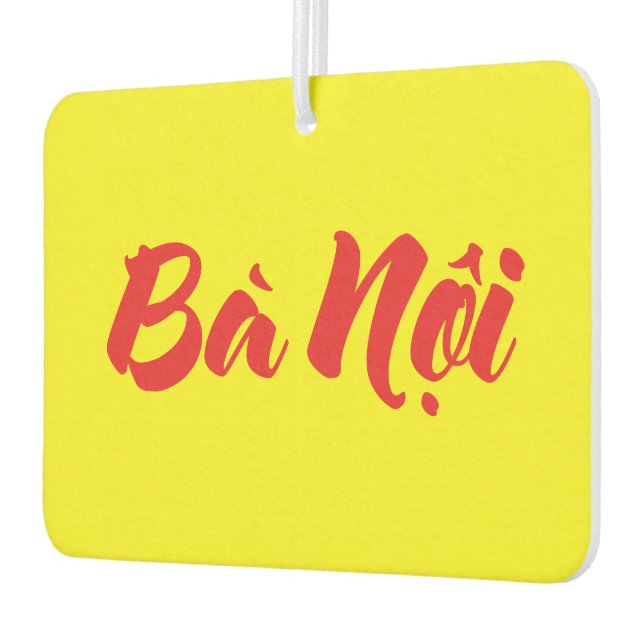 Vietnamese (Paternal) Grandmother - Bà Nội Car Air Freshener (Left)