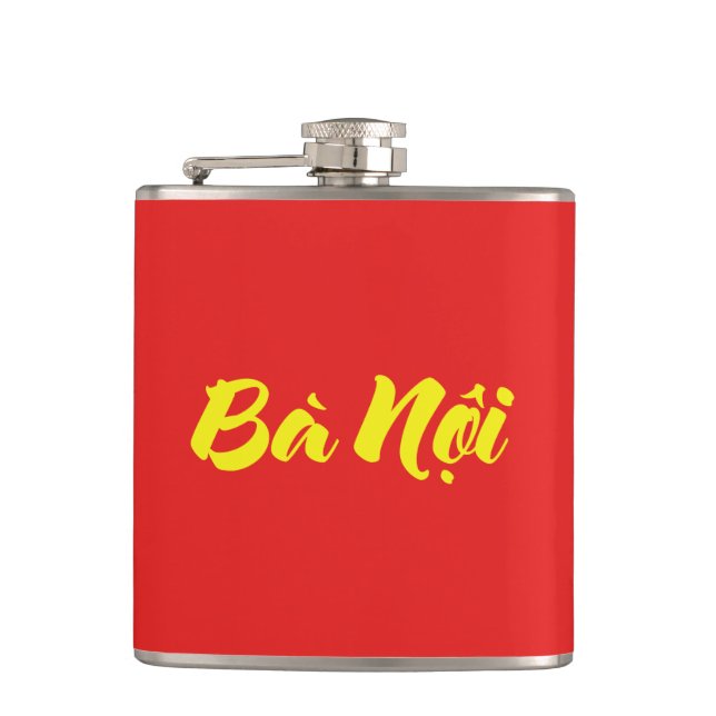 Vietnamese (Paternal) Grandmother - Bà Nội Hip Flask (Front)