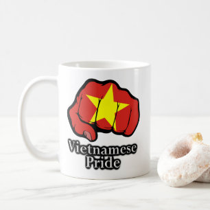 Vietnamese Pride Flag Fist Proud Coffee Mug