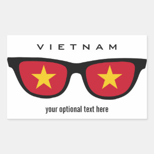 Vietnamese Shades custom stickers