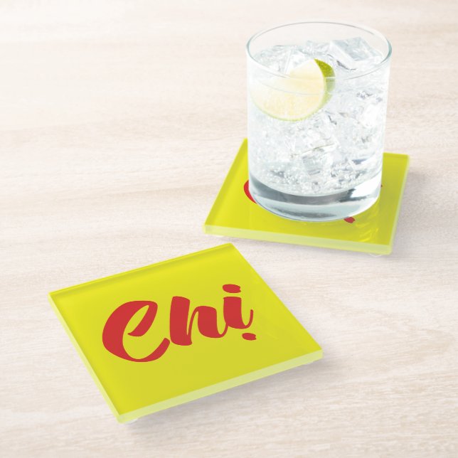 Vietnamese Sister - Chị ~ Tiếng Việt Language Glass Coaster (Angled)