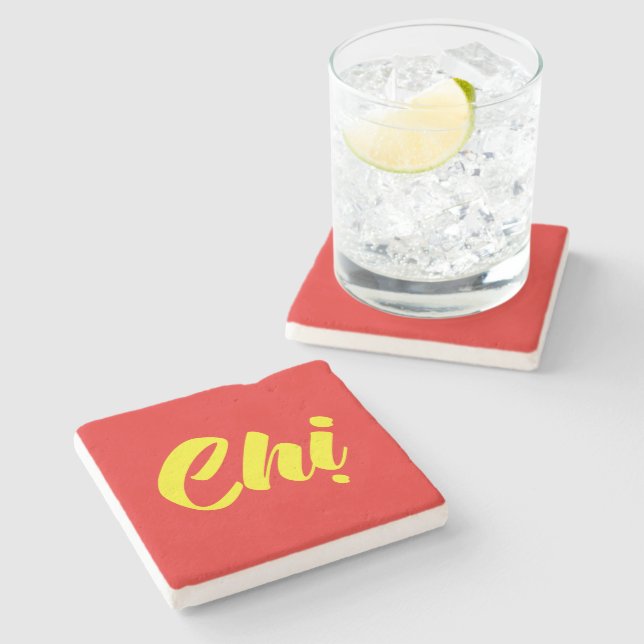 Vietnamese Sister - Chị ~ Tiếng Việt Language Stone Coaster (Side)