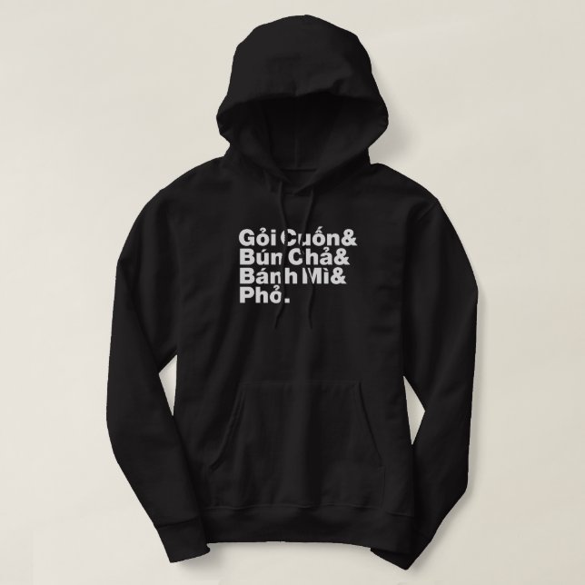 Vietnamese Street Food Hoodie (Design Front)