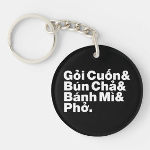 Vietnamese Street Food Key Ring