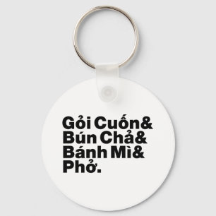 Vietnamese Street Food Key Ring