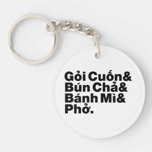 Vietnamese Street Food Key Ring