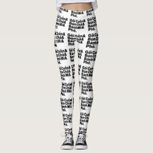 Vietnamese Street Food Leggings