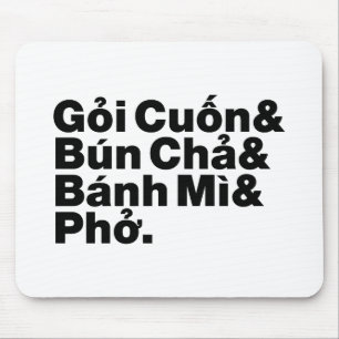 Vietnamese Street Food Mouse Mat