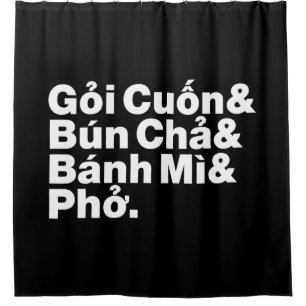 Vietnamese Street Food Shower Curtain