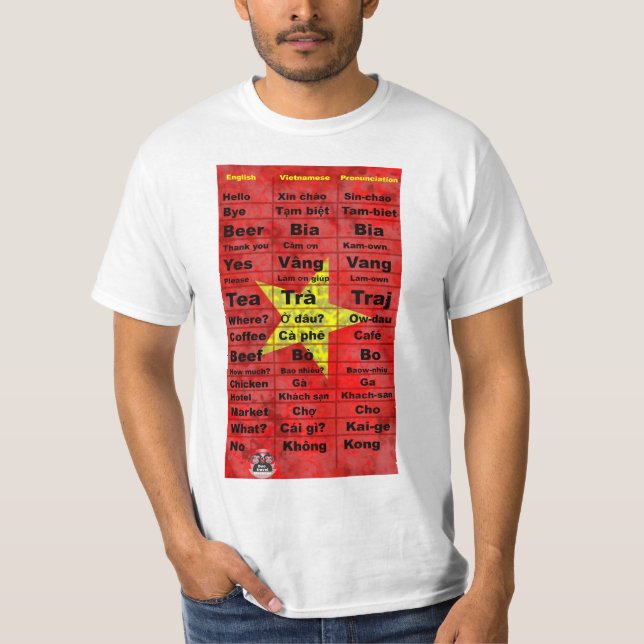 Vietnamese t-shirt - DICTIONARY (Front)