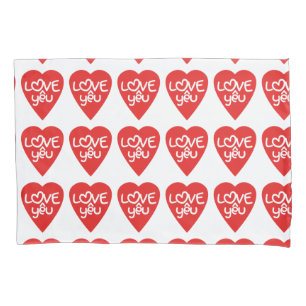 Vietnamese Valentine ♥ Love Yêu ♥ Asian Wordplay Pillowcase