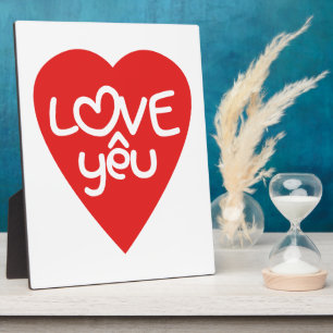 Vietnamese Valentine ♥ Love Yêu ♥ Asian Wordplay Plaque