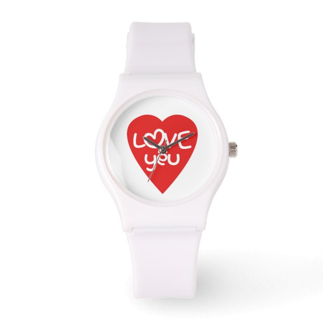 Vietnamese Valentine ♥ Love Yêu ♥ Asian Wordplay Watch (Front)
