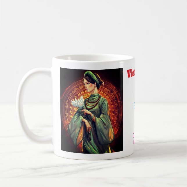 (Vietnamese Woman) Classic Mug, 11 oz Coffee Mug (Left)