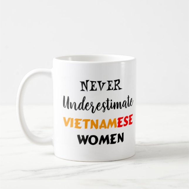 vietnamese women coffee mug (Left)