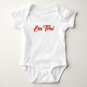 Vietnamese (Young) Brother - Em Trai ~ Tiếng Việt Baby Bodysuit