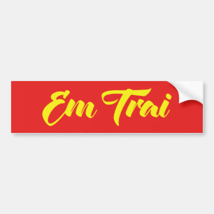 Vietnamese (Young) Brother - Em Trai ~ Tiếng Việt Bumper Sticker