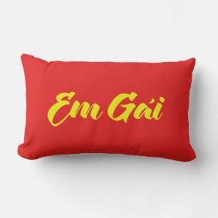 Vietnamese (Young) Sister - Em Gái ~ Tiếng Việt Lumbar Cushion