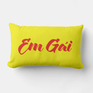Vietnamese (Young) Sister - Em Gái ~ Tiếng Việt Lumbar Cushion