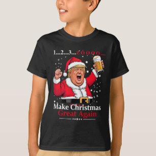 Vietnammese Christmas Party Beer Funny Trump 123 Z T-Shirt