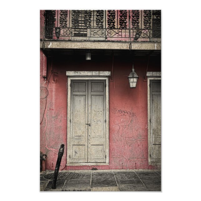 Vieux Carre Architecture Photo Print (Front)