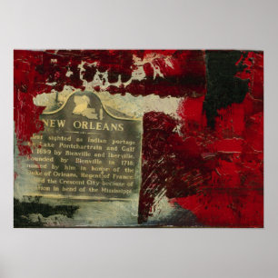 Vieux Carré Red 1 Poster